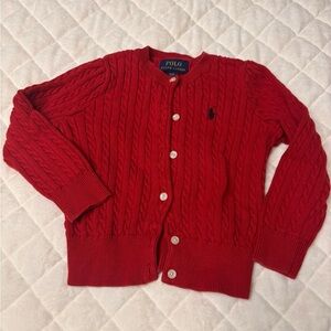 Polo by Ralph Lauren Vibrant Red Knit Sweater
